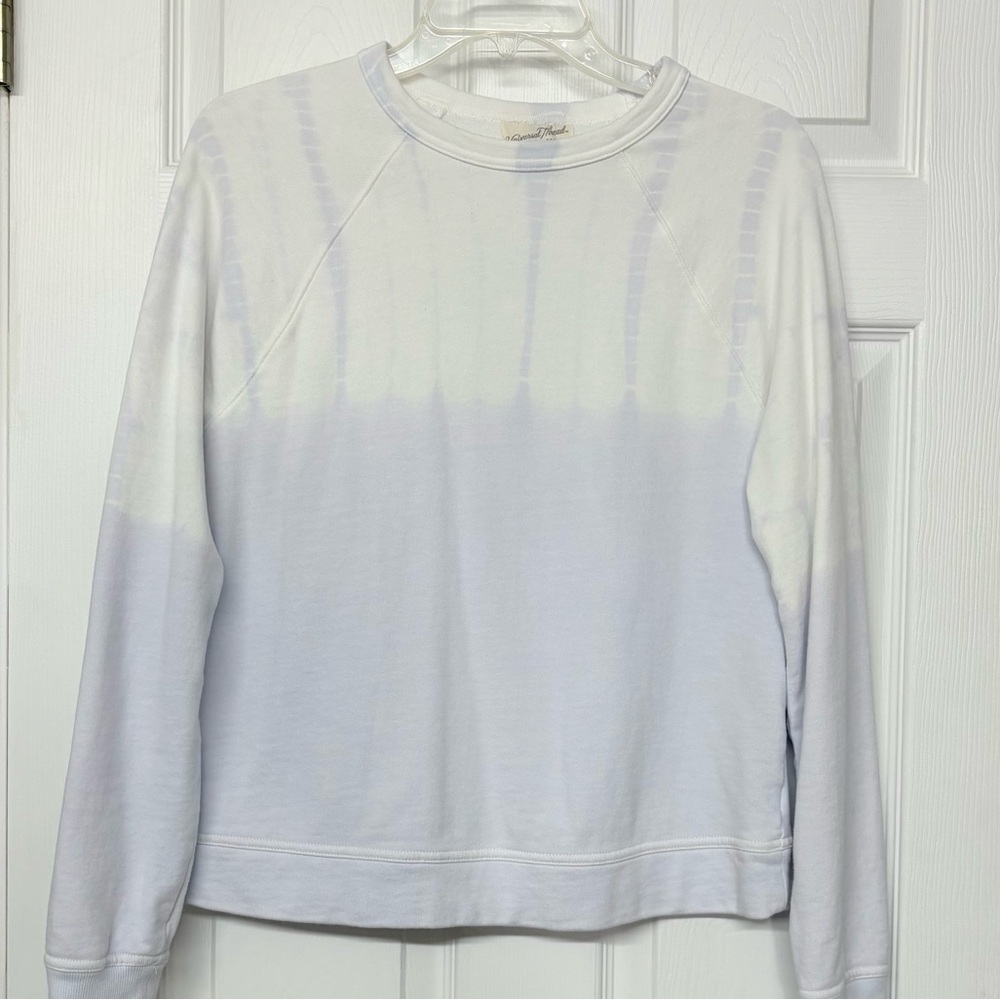 Universal Thread Light Purple Lilac Tie Dye Oversized Cotton Sweatshirt Sz XS